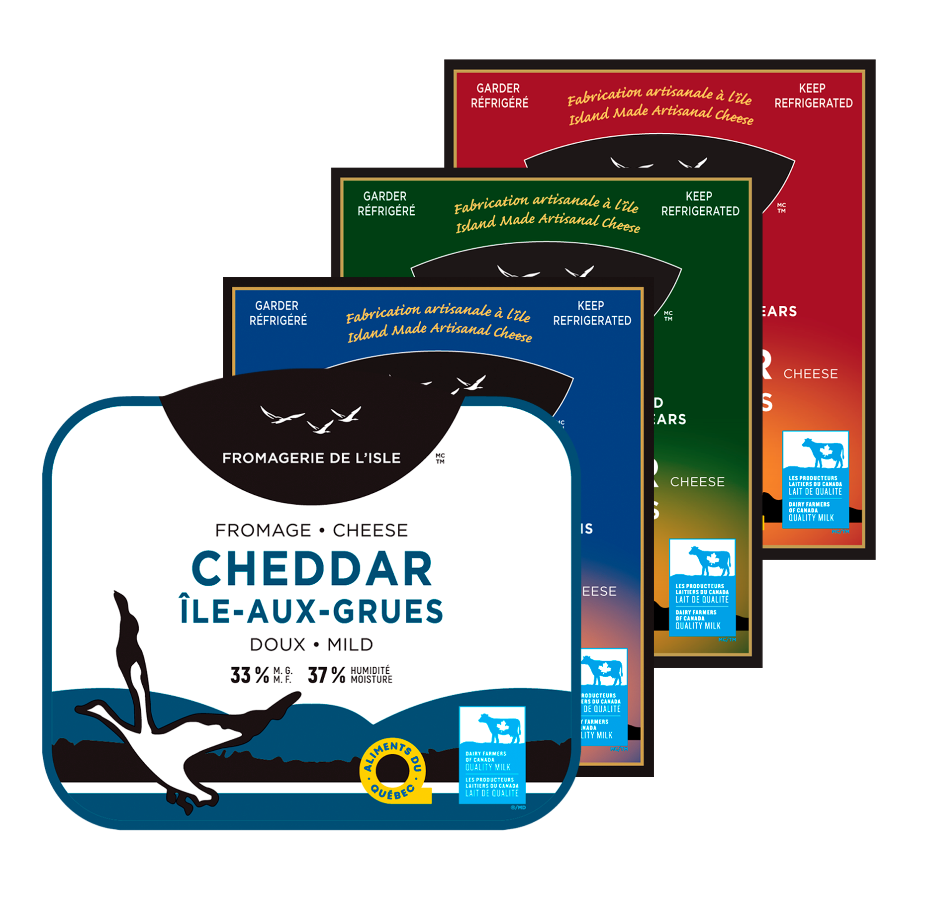 Étiquette - Cheddar de l’Île-aux-Grues